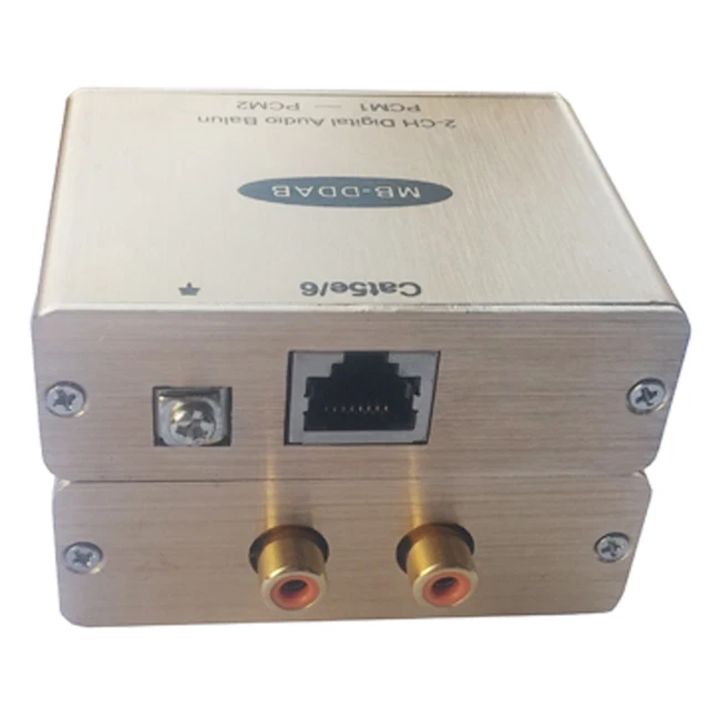 Dolby,DTS Coaxial Digital Audio Extender Over Cat5e/6 Cable SPDIF Digital Audio to RJ45 Cat5 digital audio