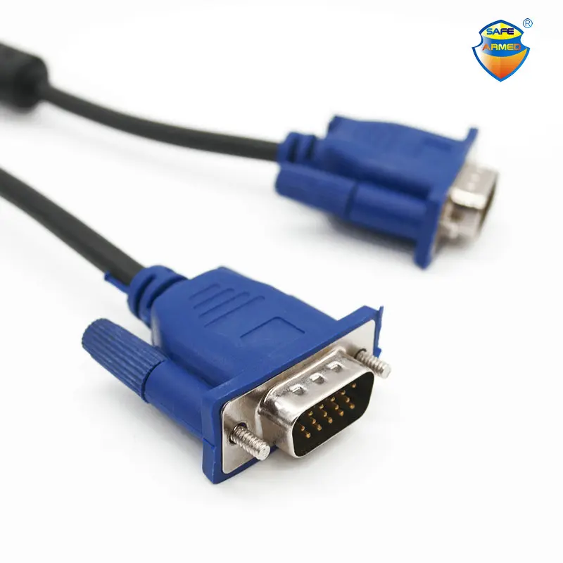 1.5m 15 Pin SVGA Super VGA M//M Male to Male Cable