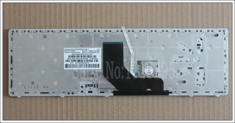 Новая английская клавиатура для hp EliteBook 8560p 8570P 8560B 6560b 6565b 6560P американская Клавиатура для ноутбука с рамкой