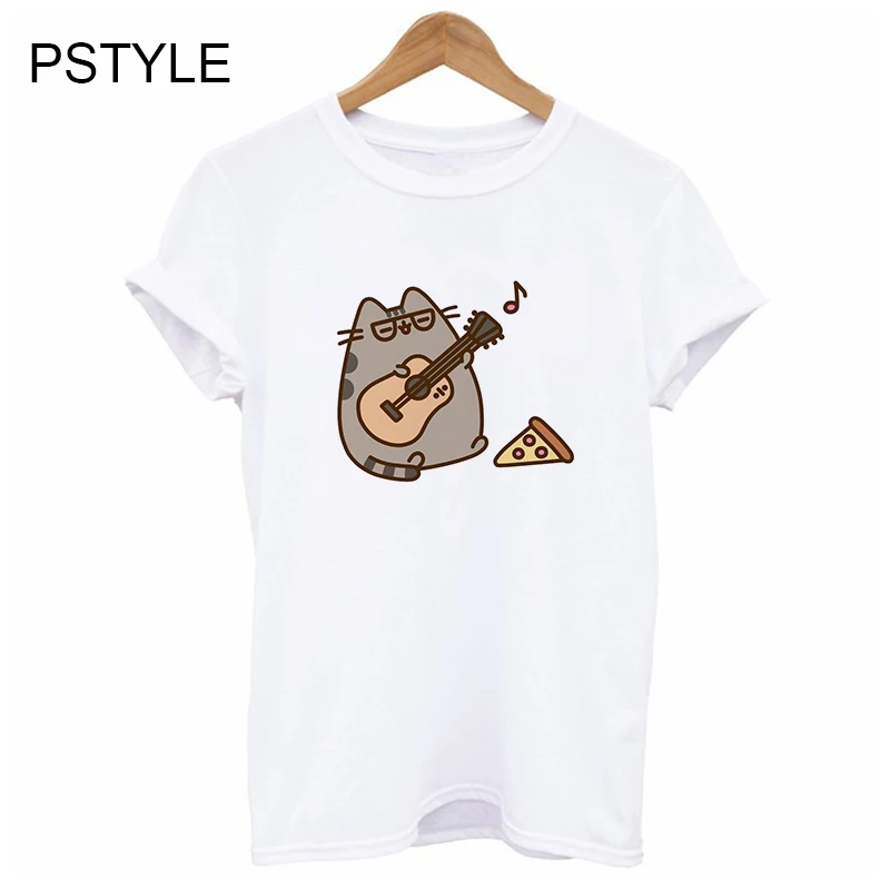 Cartoon Cats T Shirt Women Short Sleeve Summer O-Neck White Casual Tshirt Harajuku Kawaii Graphic T-shirt Design Tee Tops Female Cartoon Cats T Shirt Women Short Sleeve Summer O-Neck White Casual Tshirt Harajuku Kawaii Graphic T-shirt Design Tee Tops Female