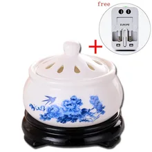 220 В креативная электрическая вилка для ГРМ керамическая парфюмерная диффузор печь для ароматерапии пудра для благовоний домашние эфирные масла ароматические свечи