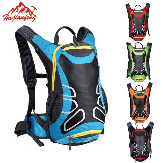 US $7.26 HU WAI JIAN FENG Bicycle Bag Shoulder Backpack Ultralight Sport Riding MTB Hydration Backpack 15L B