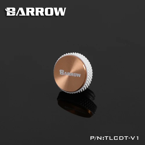 

Barrow G1 / 4 '' White Black Silver Multicolor CD pattern composite water cooling blank nozzle plug TLCDT-V1