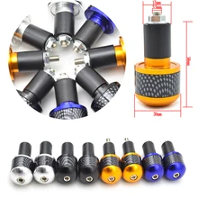 Универсальные 22 мм CNC алюминиевые мотоциклетные наконечники на руль/колпачки наконечники для рук для YAMAHA HONDA KTM SUZUKI KAWASAKI уличный велосипед