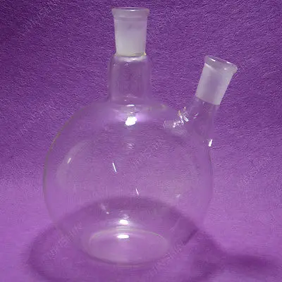 Flat Bottom Flask,2 Neck,24/40,Two Neck,lab glassware Flask