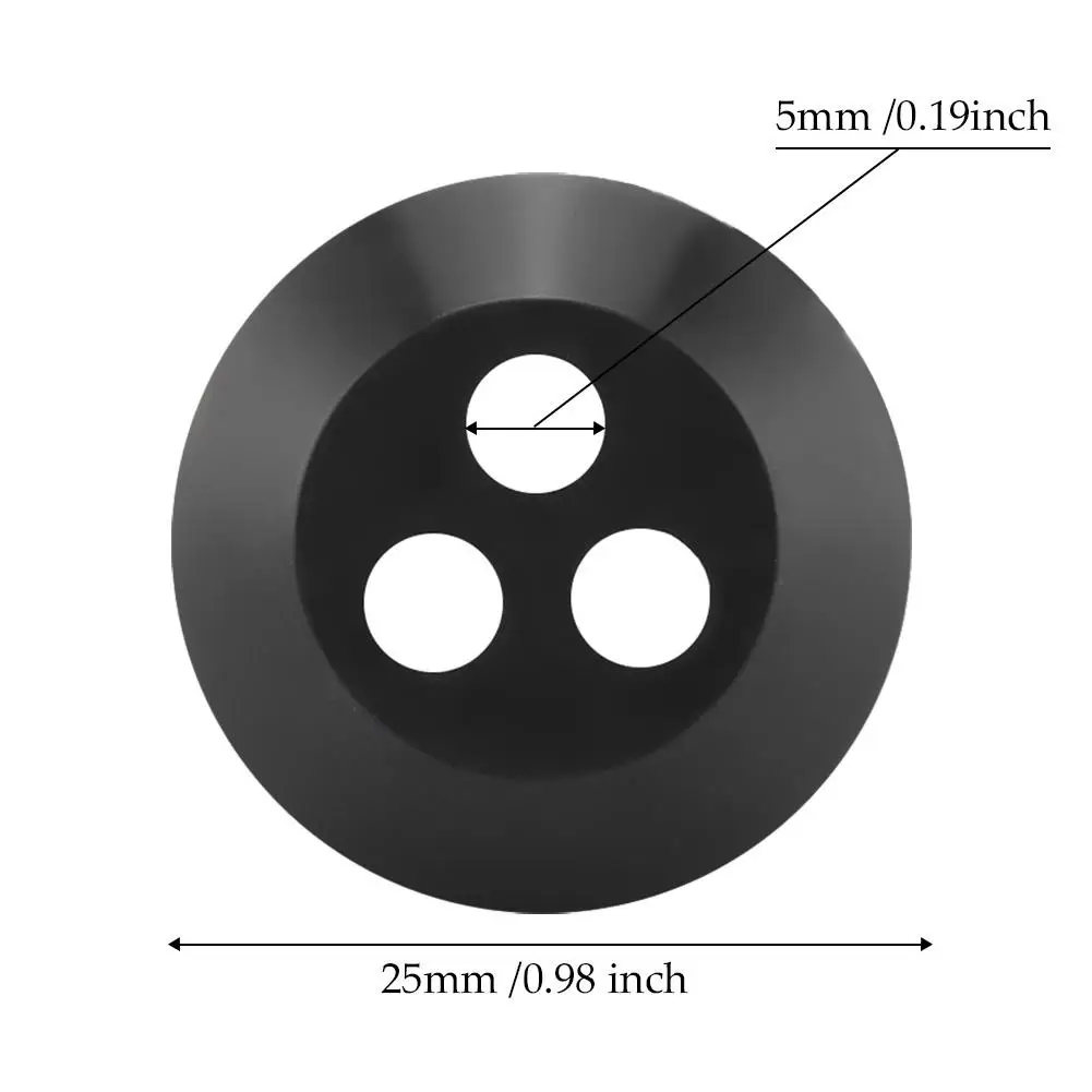 5 шт./компл. три отверстия топлива газовые втулки Замена для триммер газонокосилка - Цвет: Черный