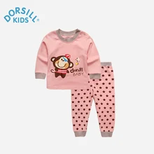 Dorsill Girls and Boys Cute Home Clothing New Fashion Autumn and Winter Pajamas Warm Long Sleeve