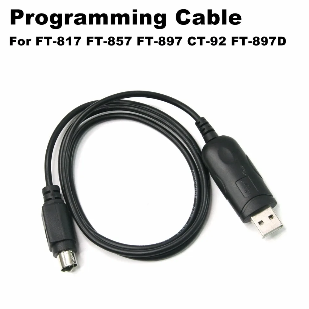 USB Prog кабель Window XP для Yaesu FT-817 FT-857 FT-897 CT-92 FT-897D. | Мобильные телефоны и аксессуары