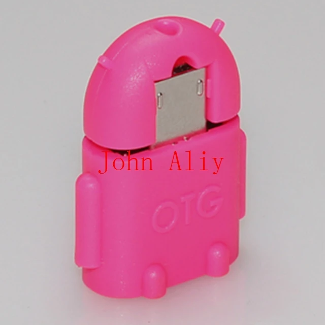 bilder für Heißer verkauf 5pin micro usb otg adapter roboter form stecker für samsung htc huawei lg smart geräte mp3/mp4 tab bilder für Heißer verkauf 5pin micro usb otg adapter roboter form stecker für samsung htc huawei lg smart geräte mp3/mp4 tab