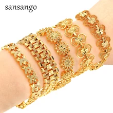 Позолоченный Браслет в стиле панк с бабочкой и сердечком, кубинская цепочка, медные браслеты и браслет для пары унисекс, ювелирное изделие, подарок