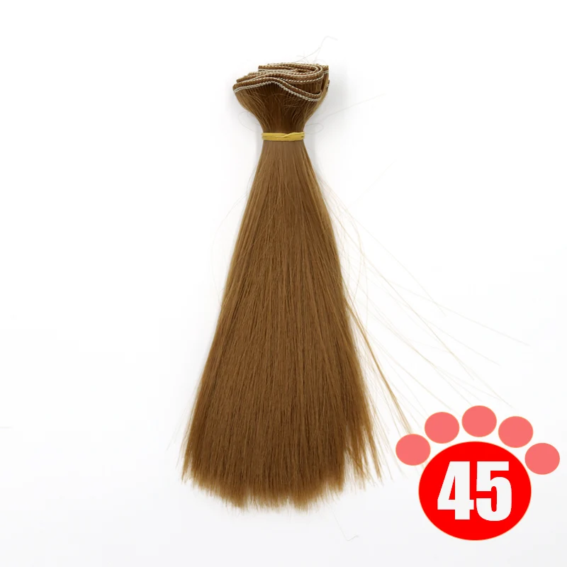 Msiredoll bjd wig 15*100CM or 20*100CM or 25*100CM doll hair for 1/3 1/4 1/6  straight hair doll hair bjd wig diy Free shipping 14