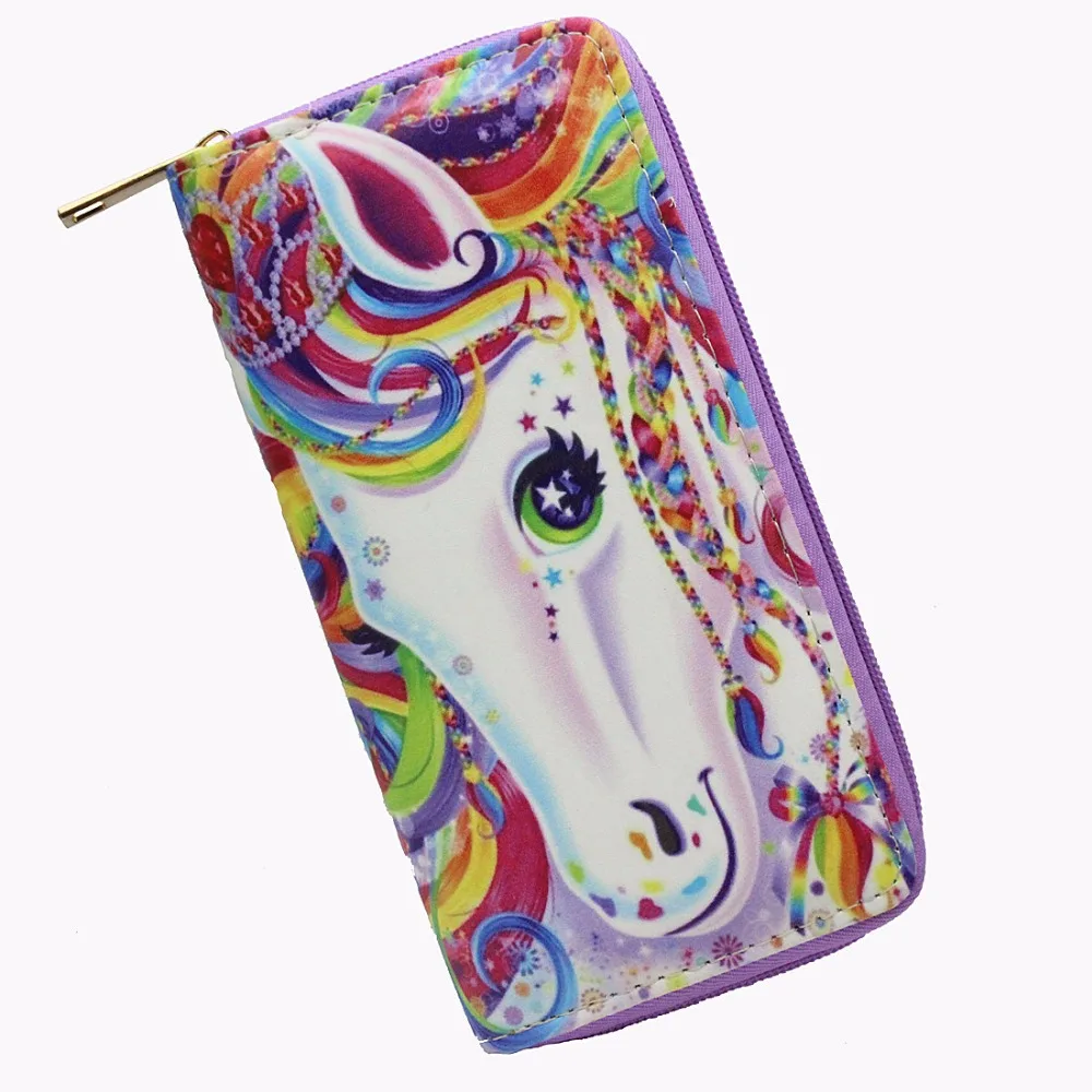 Buy M386 Fashion Long Wallet Unicorn Series Design