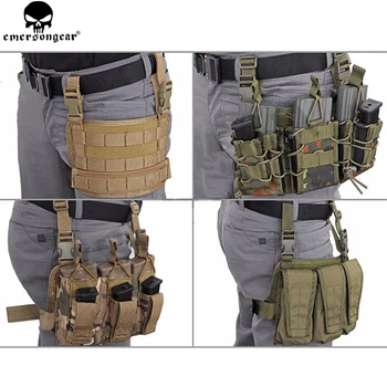 

EMERSONGEAR Modular Rife Leg Panel Pouch Tactical Molle Drop Leg Pouch Hunting Pistol Gun Holster Tools Molle Pouch EM6277