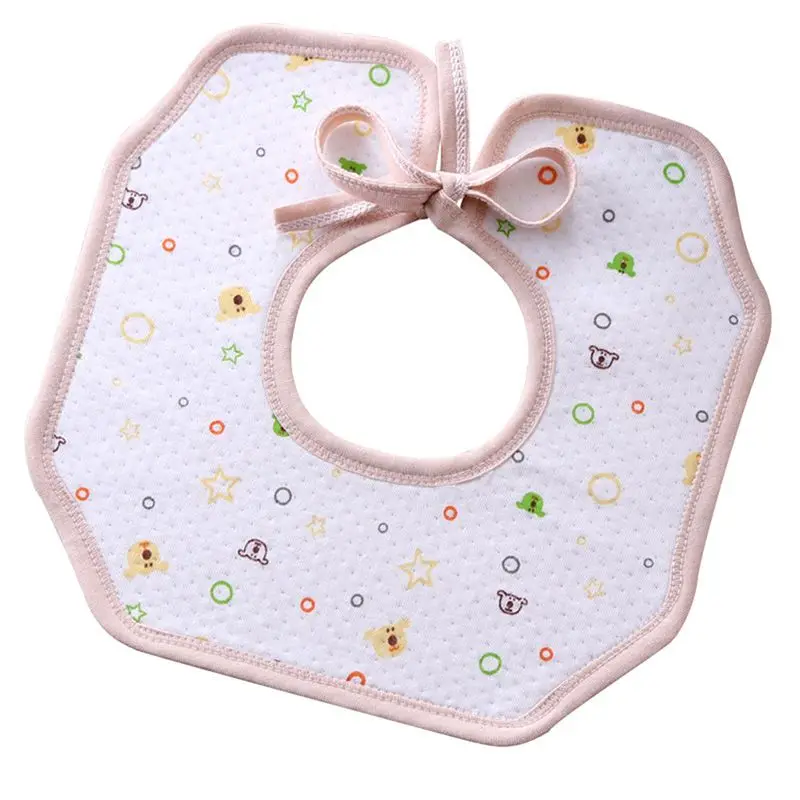 baby bib baby clothes 360 Degree Cotton Snaps Octagon bib Bibs