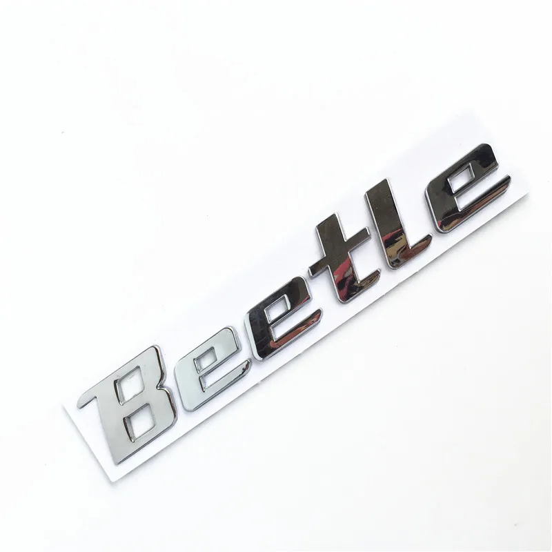 3d metal Beetle Car Sticker Emblem Badge decals for VW Volkswagen Beetle Car Styling DIY decoration accessories