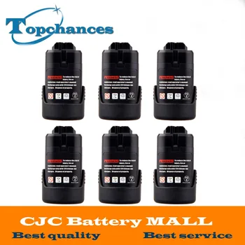 

6PCS High Quality 10.8V Li-ion 1.5Ah Power Tool Rechargeable Battery for Bosch BAT411 2 607 336 014 PS40-2 PS20-2 PS10-2