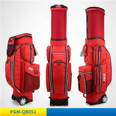 Pgm Высококачественная нейлоновая прочная сумка для гольфа для мужчин, стандартная водонепроницаемая сумка для гольфа, сумка для гольфа, тренировочная авиационная сумка D0477 - Цвет: Красный