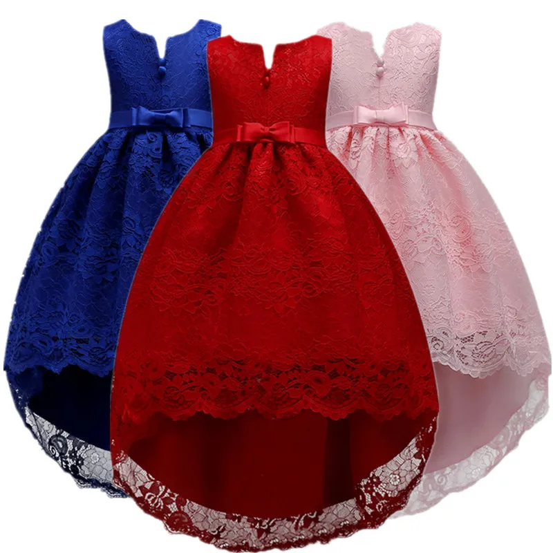 White Kid Girls Wedding Flower Girl font b Dress b font font b Elegant b font