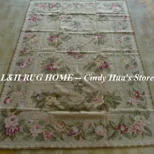 10 К 6'x9 ковры ручной работы кружево шерстяные ковры в богатых цветов ручной работы для украшения дома