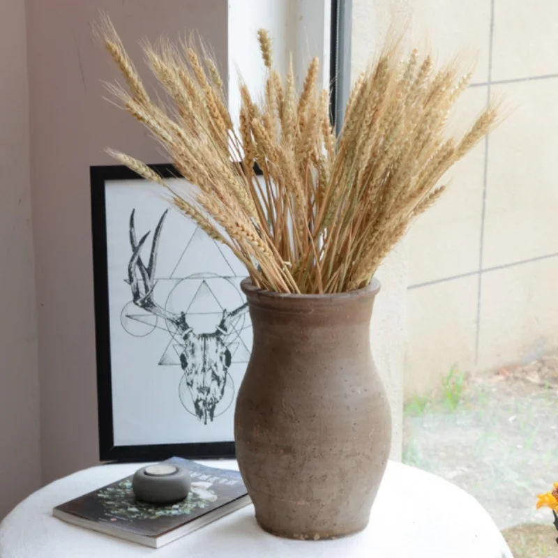 50 Pcs Dried Flower Natural Wheat Ears Bouquet Wedding Party Home Decor Branch