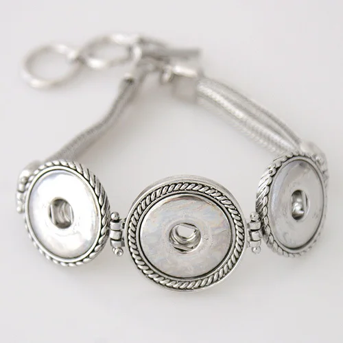 

Best seller High quality Interchangeable snap bracelets jewelry for 18-20mm snaps fit ginger snaps KB3335
