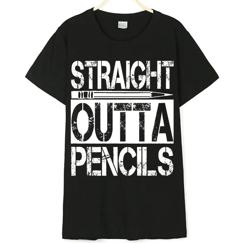 Прямо из карандашей Учительская рубашка прямо из школы рубашка подарок учителю смешная Учительская рубашка