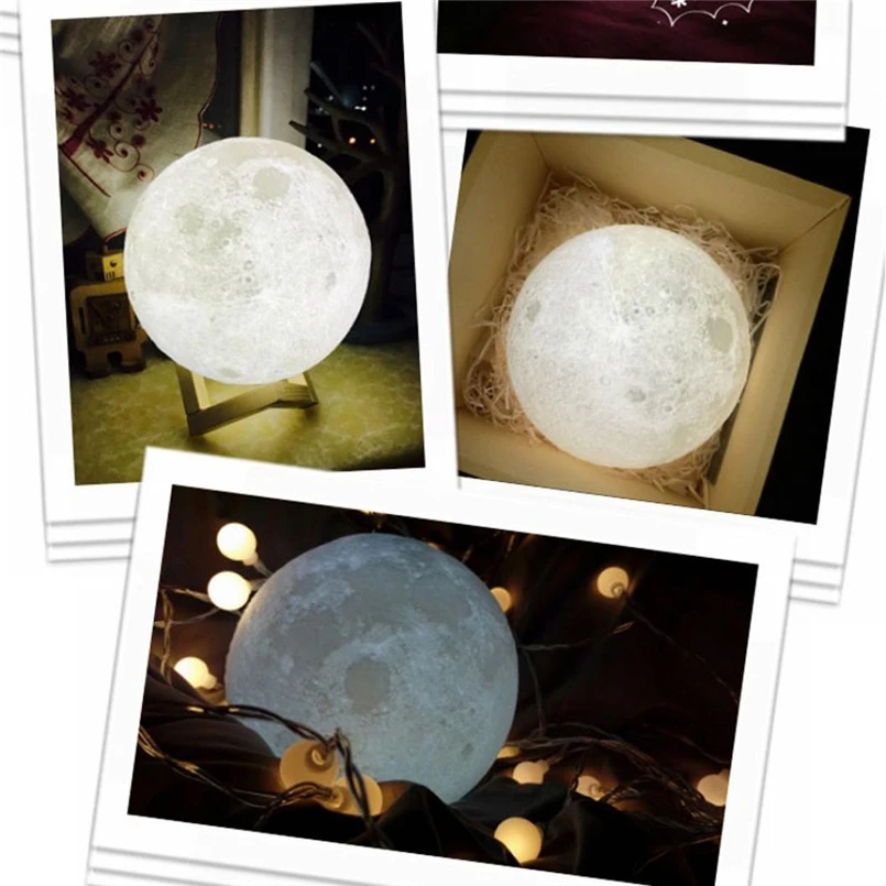 Moon Lamp 3D USB LED Magical Moon Night Light Moonlight Table Desk Touch Sensor Color Changing Home Bedroom Decoraction F#5N08 (17)
