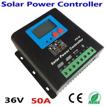 

36V Battery Charger Regulator for 1800W Solar Panels LCD Display Charging Off Grid Solar Charge Controller 50A 36V solar system
