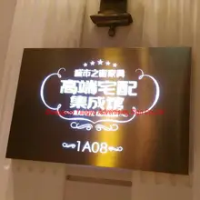 Заказная рекламная светодиодная буква из нержавеющей стали знак коробки