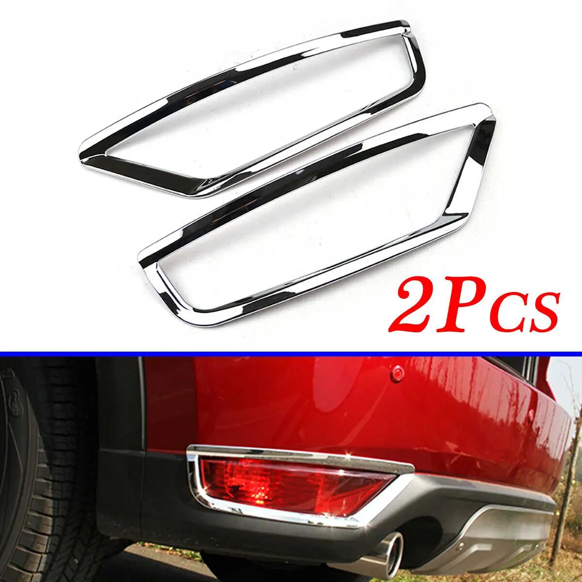

Chrome Rear Fog Lamp Foglight Cover Trim Fit For Mazda CX5 CX-5 KF 20172018 2019 Accessories Decoration