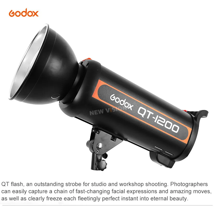 Godox QT-1200 QT1200 1200Ws студийный стробоскоп фотовспышка для портретной модной свадебной художественной фотографии