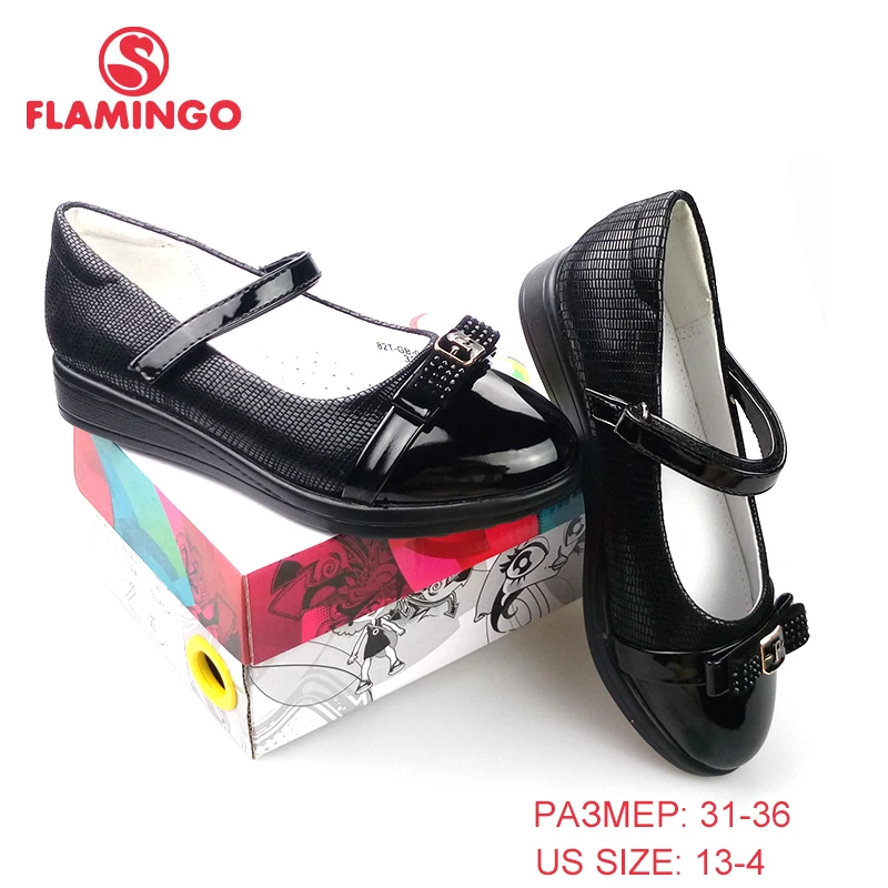 Уличная школьная обувь FLAMINGO Nes с застежкой липучкой для девочек размеры 31 36 весна