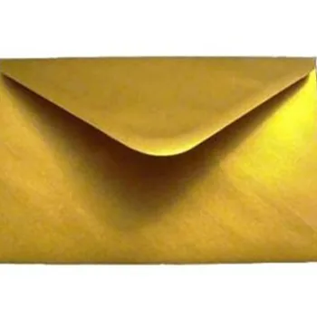 

50x Blank Golden Pearlized Envelopes For Invitation Greeting Cards Craft