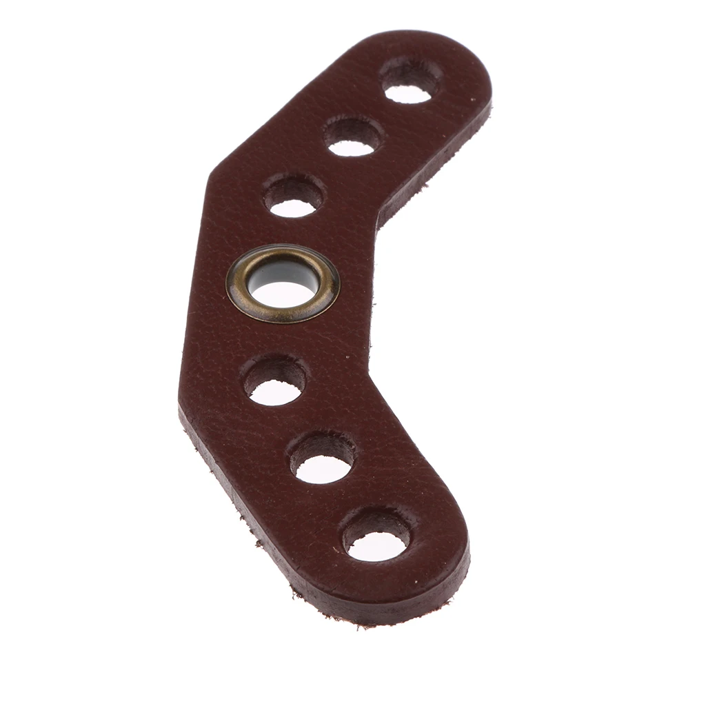 Wrist Strap Archery Bow Wrist Sling Leather Yoke Bracket Mount Black Brown Outdoor Tactical Hunting Belt Accessories