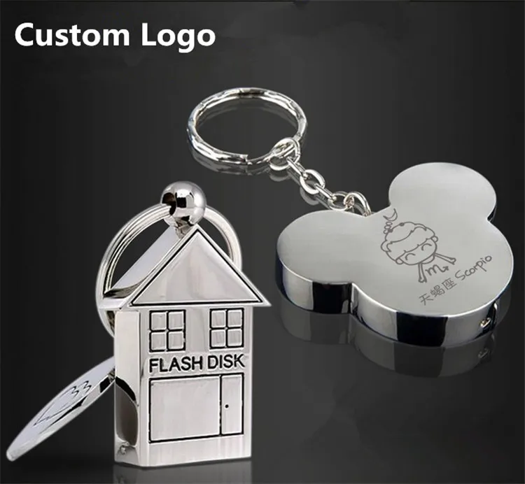 USB флеш накопитель в форме домика 8 ГБ 16 32 64 ГБ|usb flash drive 8gb|64gb usbcustom logo usb |