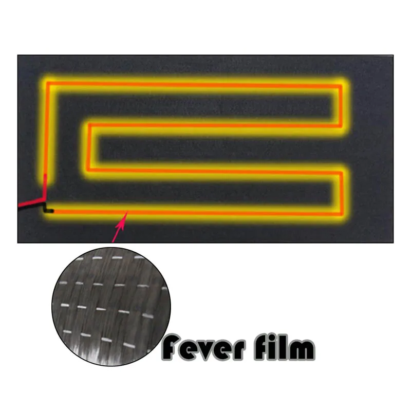 

1/2/3/5Pcs USB Carbon Fibre Electric Cloth Heater Pads Heating Warmer Vest Warming HTQ99