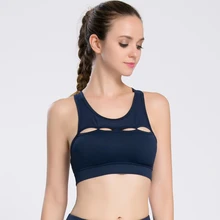 Новые женские выдалбливают сексуальный бюстгальтер лоскутное Mesh Crop Top рубашка без рукавов быстросохнущие упражнения Топы на бретельках Женский фитнес-одежда
