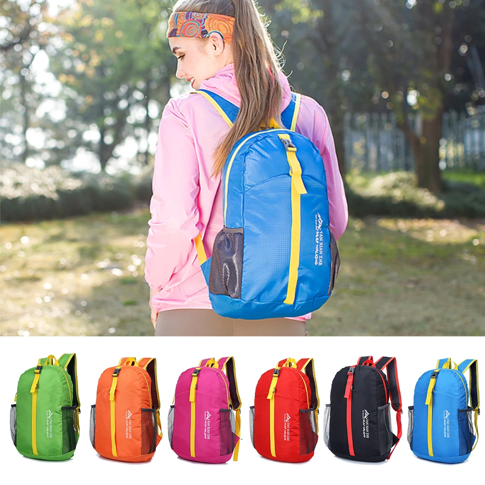 Lightweight Nylon Foldable Backpack Waterproof Backpack Climbing Backpack Travel Bag Women Men