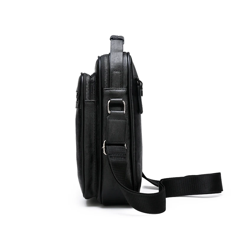 Mens Messenger Bag Casual Leather Single Shoulder Crossbody Retro Business Handbag