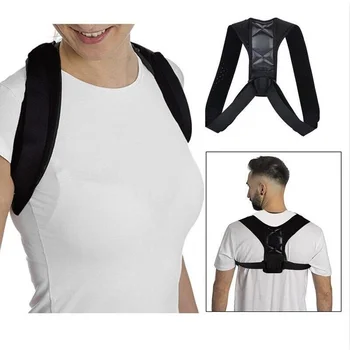 Brace Support Belt Adjustable Back Posture Corrector Clavicle Spine Back Shoulder Lumbar Posture Correction For Adult Unisex