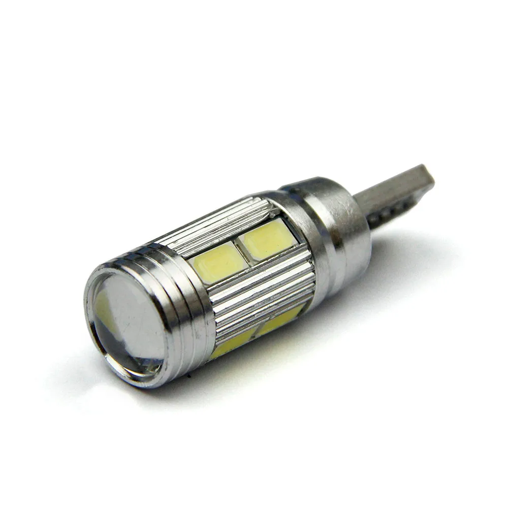

2018 12V 4W Universal Car Auto LED T10 194 W5W Canbus 10 SMD 5630 5730 LED Light Bulb 6000K Purple Light