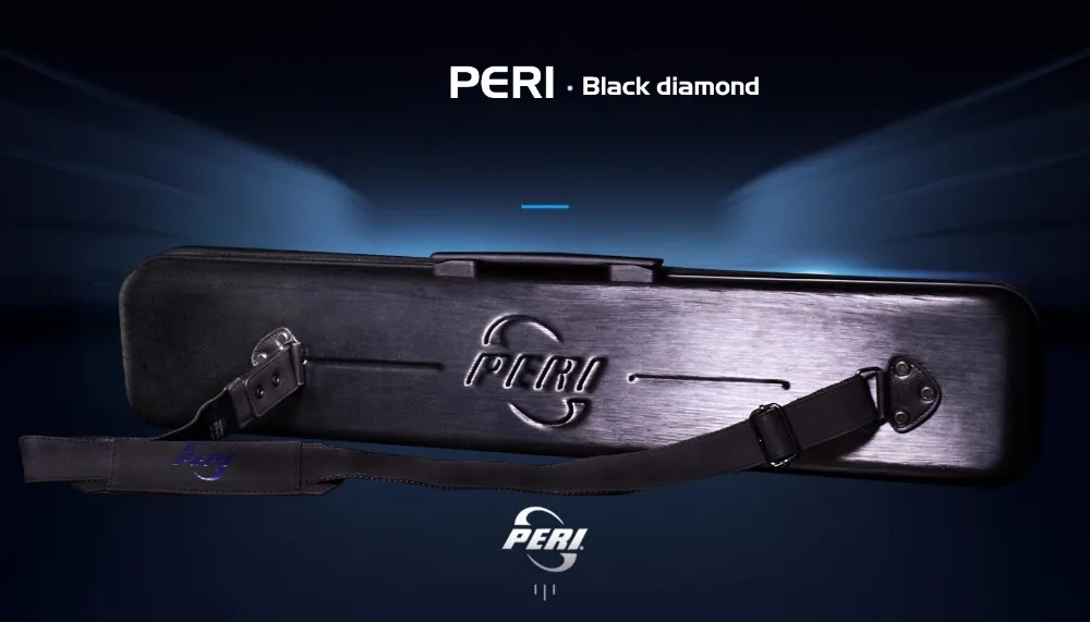 PERI черный алмаз S чемоданчик для бильярдного кия 7 отверстий многосекционный текстурированный стержень тонкий футляр набор кия сумка чехол