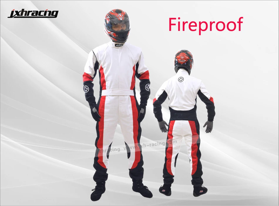 Jxhracing Auto/ Kart Race Flame Retardant One piece Suit with 2 Layers