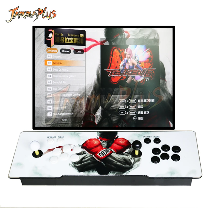 3D коробка 2200 в 1 аркадная игровая консоль для ТВ ПК PS3 монитор Поддержка HDMI VGA USB с