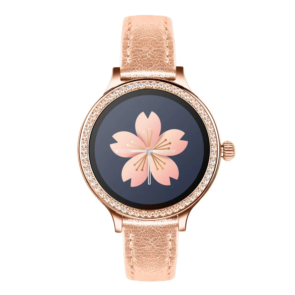 Fashion Women Smart Watch IP68 waterproof Bracelet Bluetooth Heart Rate ladies sport WristWatch for Android ios huawei xiaomi