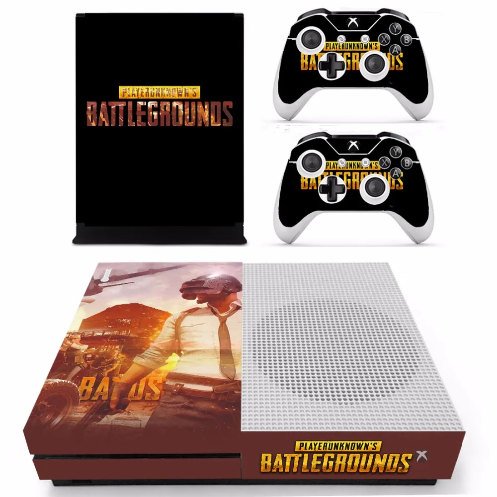  PUBG Playerunknown's Battlegrounds Skin Sticker Decal For Microsoft Xbox One S Console and 2 Contro