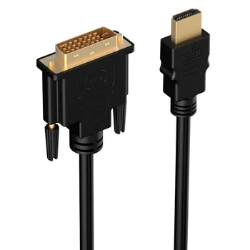 

Wholesale/Free Shipping 200pcs/lot 2m 6ft HDMI to DVI Cable,Premium Quality / 1080p (Full HD) /24+1 Pins / 24k Gold Plated