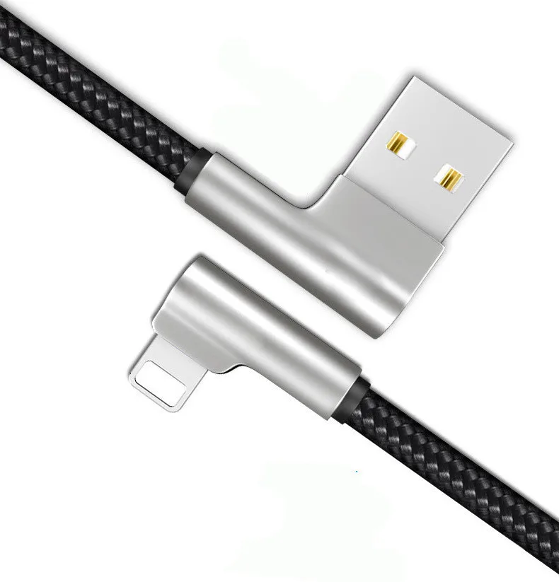 

2.4A fast charging elbow game Android charging line weaving hand travel data line