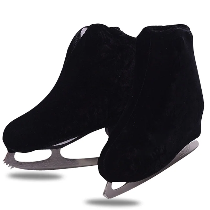 2 الألوان الطفل الكبار المخملية الجليد تزلج الشكل أحذية التزلج غطاء شفرة غطاء الصلبة Rollar الطاقة تزلج إكسسوارات أحذية رياضية