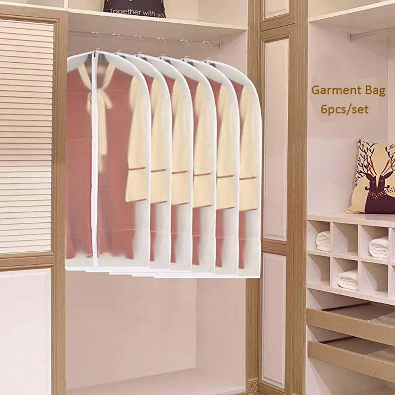 Garment Bag PEVA Breathable Moth Proof Garment Bags Cover for Clothes